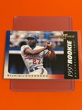 Vladimir Guerrero #123 [Rookie] 1997 Pinnacle X Press Baseball Trading Card